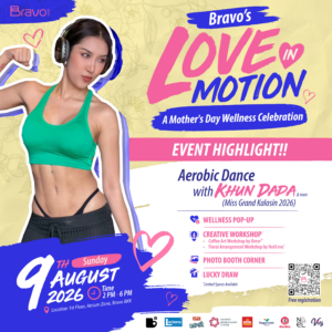 Bravo BKK ชวนทุกครอบครัวเติมเต็มวันแม่ กับ “Bravo’s LOVE IN MOTION” งาน Wellness Celebration ที่รวมกิจกรรมสุดฮีลไว้ในวันเดียว 9 สิงหาคมนี้